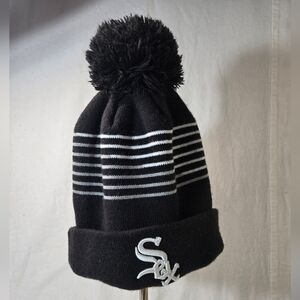 Chicago White Sox Black and White Beanie '47 Brand